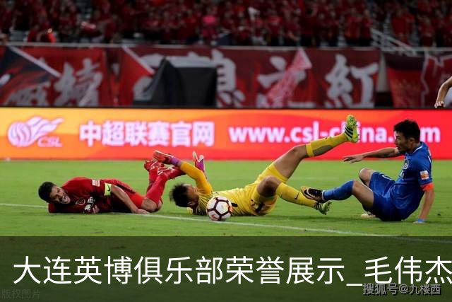 大连英博俱乐部荣誉展示 毛伟杰跻身全球U22边卫前五